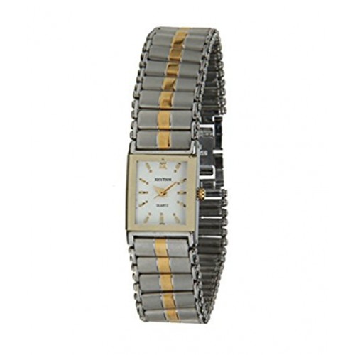 Rhythm(Japan) Women Silver Plated Wrist Watch 2.6x1.5x0.4cm